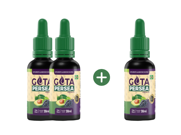Gota Persea Premium — Kit 3 Frascos