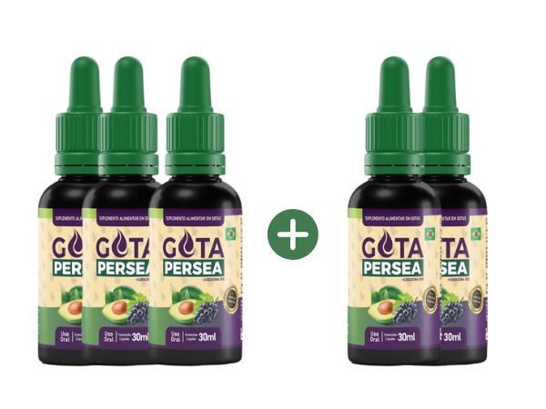 Gota Persea Premium — Kit 5 Frascos