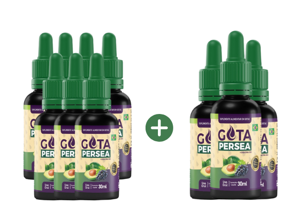 Gota Persea Premium — Kit 10 Frascos