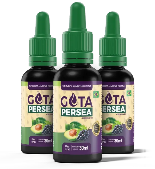Gota Persea Premium — 3 frascos do suplemento natural para diabetes